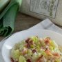 Risotto porri, speck e patate